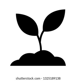 Vector Soil Plant Icon