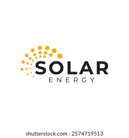vector solar energy logo premium template