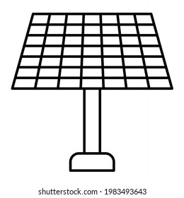 Vektorgrafik-Solarpaneeldesign
