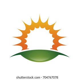 Vector Solar Sun Shine Logo