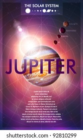 Vector Solar System - Planet Jupiter