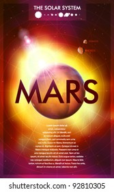 Vector Solar System - Planet Mars