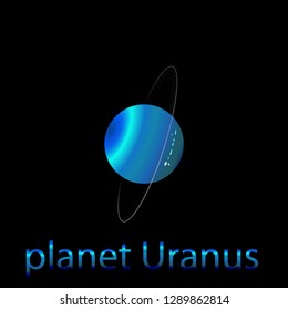 Vector Solar System - Planet Uranus