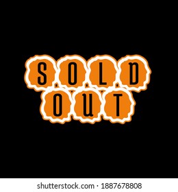 vector sold out design. design for media social business