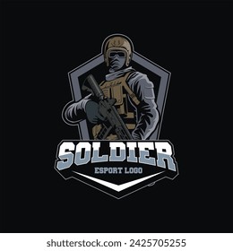Vector Soldier Army Esports  Logo