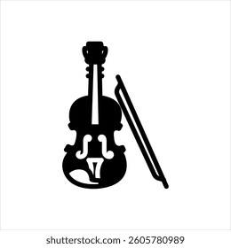 Vector solid black icon for acoustic