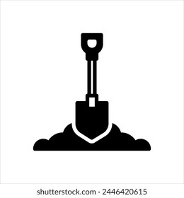 Vector solid black icon for  entrenched