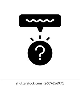 Vector solid black icon for infobox