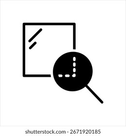 Vector solid black icon for transparent background