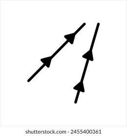 Vector solid black icon for unsurpassed