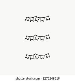 Vector of some banners, buntings, borders and dividers for your notes or whatever you want done by hand.