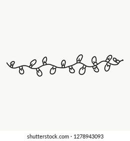 Vector of some banners, buntings, borders and dividers for your notes or whatever you want done by hand. Forms of light bulbs