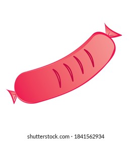 Vector sosis can be used for children book, alphabet book, etc.