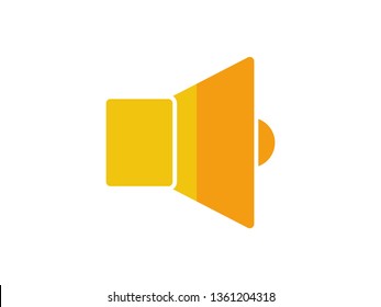 vector sound flat color icons on white - Vector
