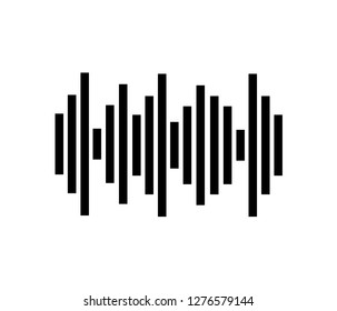 Vector sound wave icon