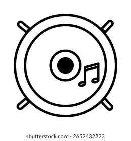 Vector sound wave icon. Music player sound bar. Record interface.
