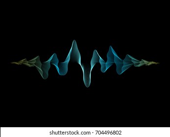 Vector sound waves dynamic colorful light flow on background for music concept background.