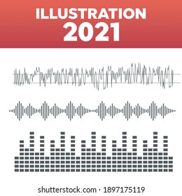Vector sound waves. Equalizer technology. Radio wave vector