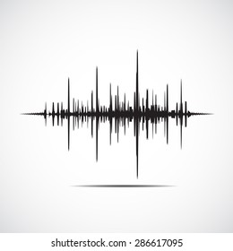 Vector sound waves  icon