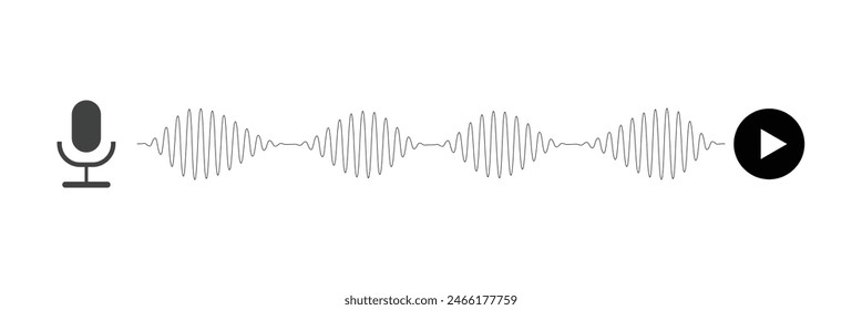 Vector sound waves, sonar waves, radar. Search radar . Eps10.