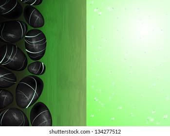 vector spa background with stones