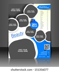 Vector Spa Center Flyer & Poster Cover 