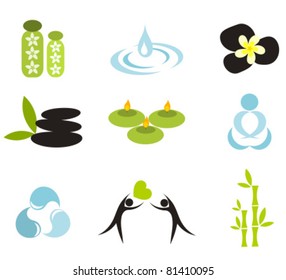 Vector spa icons