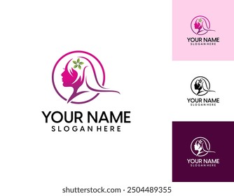 Vector spa logo design, Natural Beauty Logo