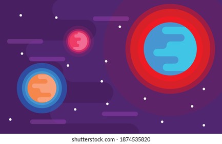 vector space background abstract design