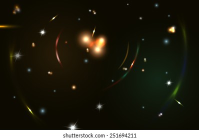 Vector Space Concept, Eps10 Vector, Gradient Mesh and Transparency Used, Raster Version Available