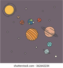 Vector space illustration