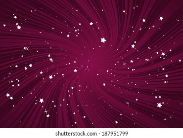 Vector space star burst retro background illustration - Vector rays  spreading background illustration