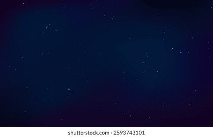 Vector Space Stars PNG. Glowing Universe Stars on Transparent Background. Starry Night Sky with Constellations and Galaxy Elements. Vector Illustration.