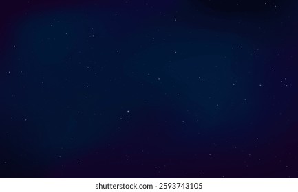 Vector Space Stars PNG. Glowing Universe Stars on Transparent Background. Starry Night Sky with Constellations and Galaxy Elements. Vector Illustration.