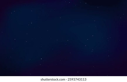 Vector Space Stars PNG. Glowing Universe Stars on Transparent Background. Starry Night Sky with Constellations and Galaxy Elements. Vector Illustration.