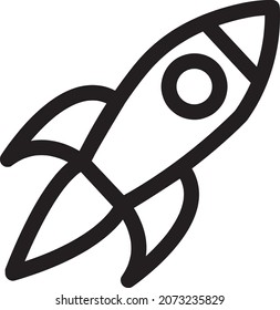 vector spacecraft icon. sign design on white background..eps