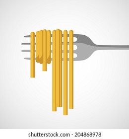 Vector Spaghetti On Fork