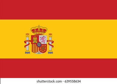 Vector Spain flag, Spain flag illustration, Spain flag picture, Spain flag image