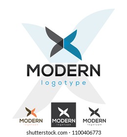 Vector Spark Flash Wings Butterfly Flight Letter X Explosion Star Logo Icon Brand Symbol Shape Sign Abstract Corporate Identity Modern Professional Business Company Tech