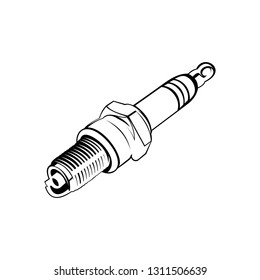 vector spark plug