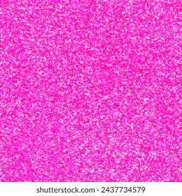 Vector sparkle bright magenta and pink shimmer glitter seamless pattern. Vector illustration