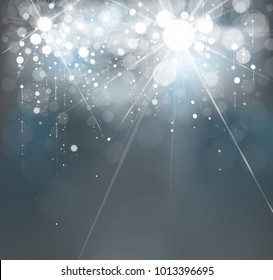 Vector sparkle  lights background.