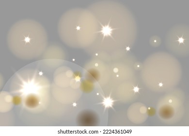Vector sparkles on a transparent background. Gold dust. Yellow sparks shine light effect. Christmas abstract smoke and wind pattern. Shiny fairy dust particles with smoke and star in yellow color.