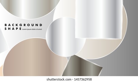 Vector sparkles overlapping circles and squares. match the background of your abstract design. illustration design esp 10