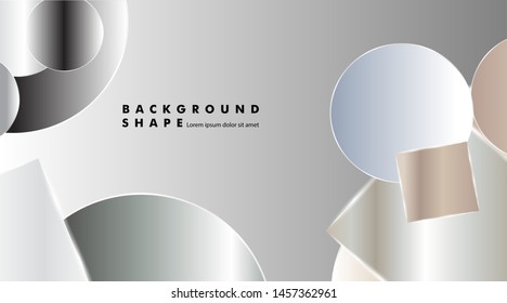 Vector sparkles overlapping circles and squares. match the background of your abstract design. illustration design esp 10