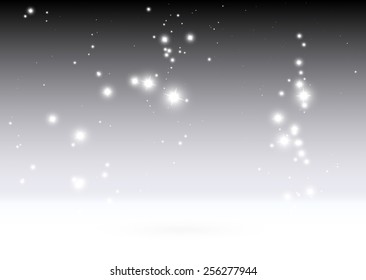 Vector sparkling abstract background template - Space sparkles vector abstract  background illustration