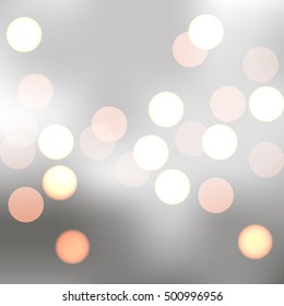 Vector sparkling bokeh illustration. Beautiful background for your design. EPS10