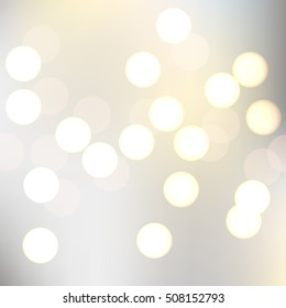 Vector sparkling bokeh illustration. Beautiful background for your design. EPS10