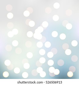 Vector sparkling bokeh illustration. Beautiful background for your design. EPS10