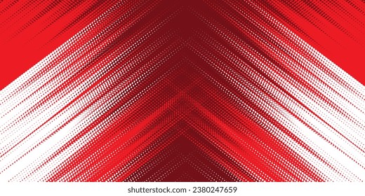 Vector sparkling dots or halftone sparkling pattern texture Pop Art Style Background. Halftone White and Red on background. EPS 10